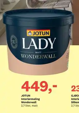 Bygger'n JOTUN Interiørmaling Wonderwall tilbud