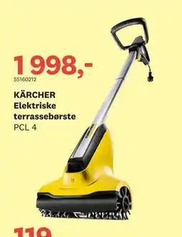 Bygger'n KÄRCHER Elektriske terrassebørste tilbud