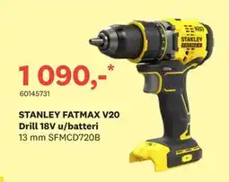 Bygger'n STANLEY FATMAX V20 Drill 18V u/batteri tilbud
