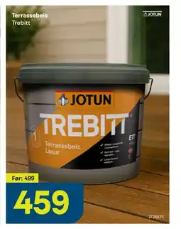 Maxbo Terrassebeis Trebitt tilbud