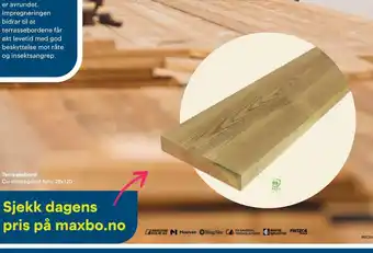 Maxbo Terrassebord tilbud