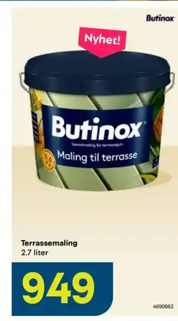 Maxbo Terrassemaling 2.7 liter tilbud