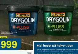 Maxbo Oljedekkbeis og oljemaling Drygolin Pluss 9 liter tilbud