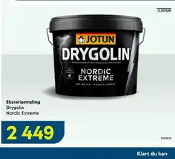 Maxbo Eksteriørmaling Drygolin Nordic Extreme tilbud