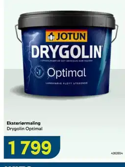 Maxbo Eksteriørmaling Drygolin Optimal tilbud