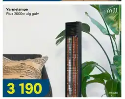 Maxbo Varmelampe Plus 2000w ulg gulv tilbud