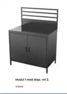 Maxbo Modul 1 med skap. vol 2. tilbud