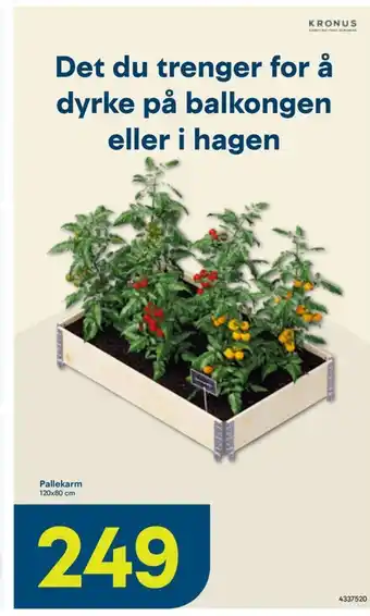 Maxbo Pallekarm tilbud