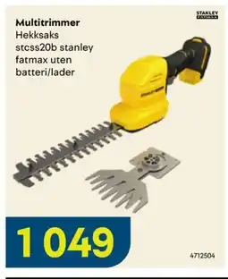Maxbo Multitrimmer Hekksaks tilbud