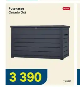 Maxbo Putekasse Ontario Grå tilbud