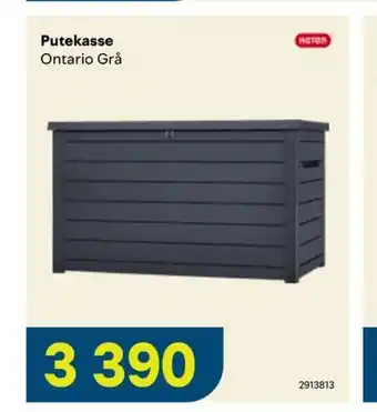 Maxbo Putekasse Ontario Grå tilbud