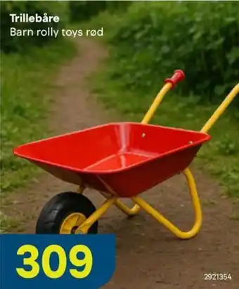 Maxbo Trillebåre Barn rolly toys rød tilbud