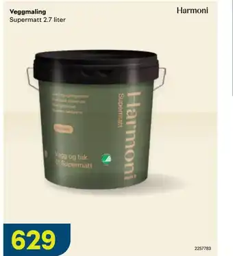 Maxbo Veggmaling Supermatt 2.7 liter tilbud