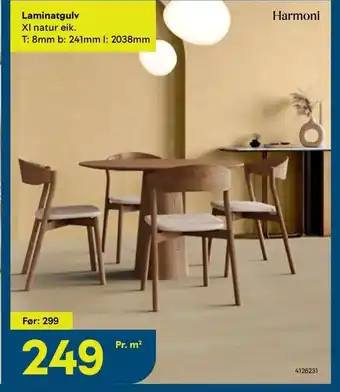 Maxbo Laminatgulv tilbud