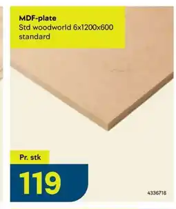 Maxbo MDF-plate tilbud