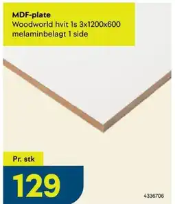 Maxbo MDF-plate tilbud