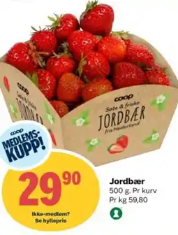 Coop Extra Jordbær tilbud