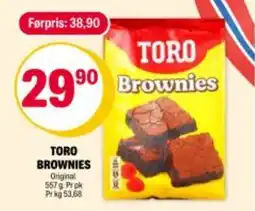 Coop Extra TORO Brownies tilbud