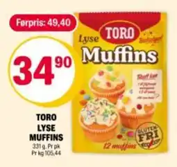 Coop Extra TORO Lyse muffins tilbud