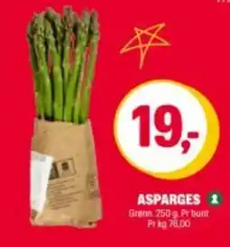 Coop Extra Asparges tilbud