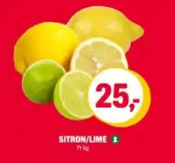 Coop Extra Sitron/lime tilbud