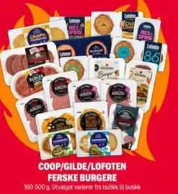 Coop Extra Coop/gilde/lofoten ferske burgere tilbud