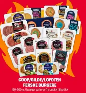 Coop Extra Coop/gilde/lofoten ferske burgere tilbud