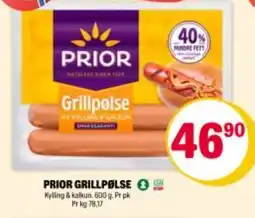 Coop Extra PRIOR Grillpølse tilbud
