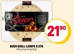 Coop Extra BUER Grill-lompe 8 stk tilbud