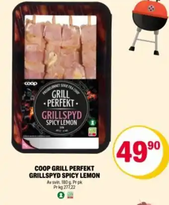 Coop Extra COOP Grill perfekt grillspyd spicy lemon tilbud