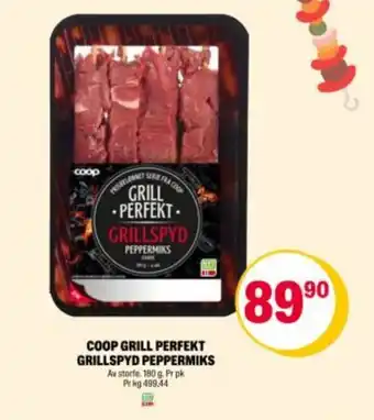 Coop Extra COOP Grill perfekt grillspyd peppermiks tilbud