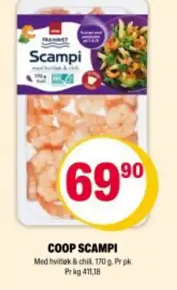 Coop Extra COOP Scampi tilbud
