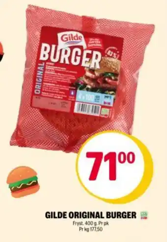 Coop Extra GILDE Original burger tilbud