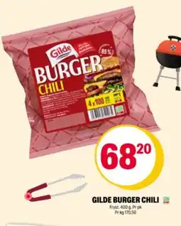 Coop Extra GILDE Burger chili tilbud