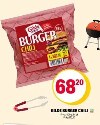 Coop Extra GILDE Burger chili tilbud