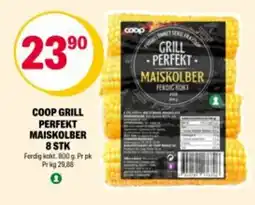 Coop Extra COOP Grill perfekt maiskolber 8 stk tilbud
