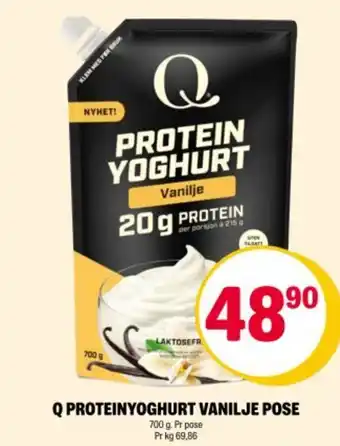 Coop Extra Proteinyoghurt vanilje pose tilbud