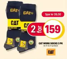Coop Extra CAT Work socks 3 pk tilbud
