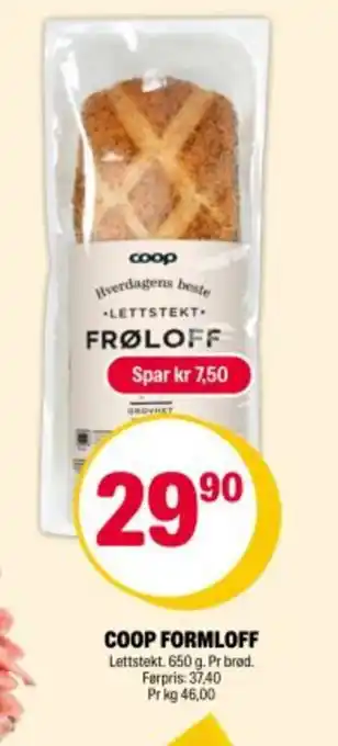 Coop Extra COOP Formloff tilbud