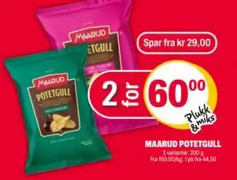 Coop Extra MAARUD Potetgull tilbud