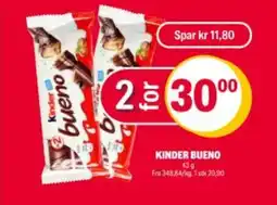 Coop Extra KINDER Bueno tilbud