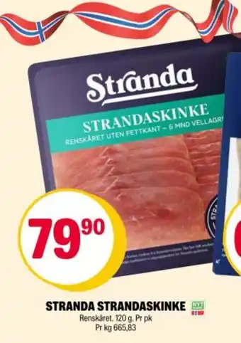Coop Extra STRANDA Strandaskinke tilbud