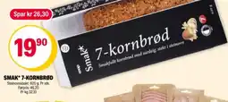 Coop Extra Smak 7-kornbrød tilbud