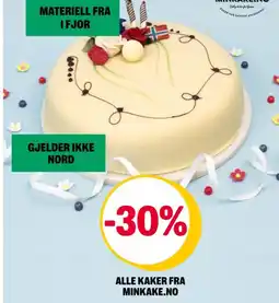 Coop Extra Alle kaker fra minkake.no tilbud