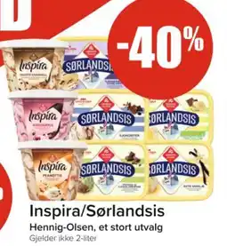 Spar Inspira/sørlandsis tilbud