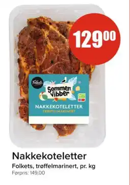 Spar FOLKETS Nakkekoteletter tilbud