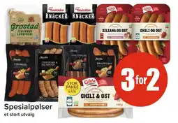 Spar Spesialpølser tilbud