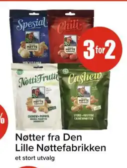 Spar Nøtter fra den lille nøttefabrikken tilbud