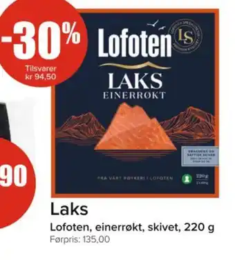 Spar LOFOTEN Laks tilbud