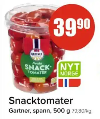 Spar GARTNER Snacktomater tilbud
